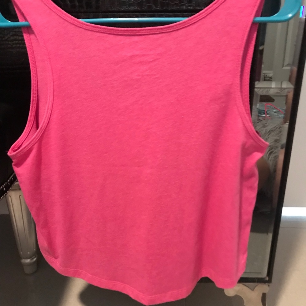 Pink crop top